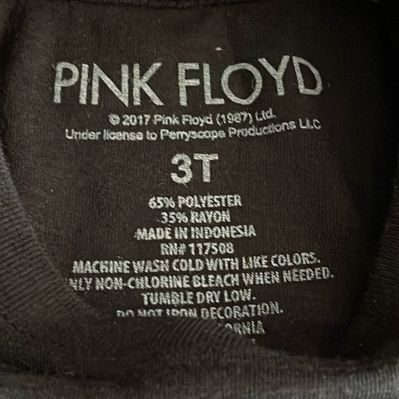 NWOT kid’s Pink Floyd tshirt 3T - Picture 4 of 5